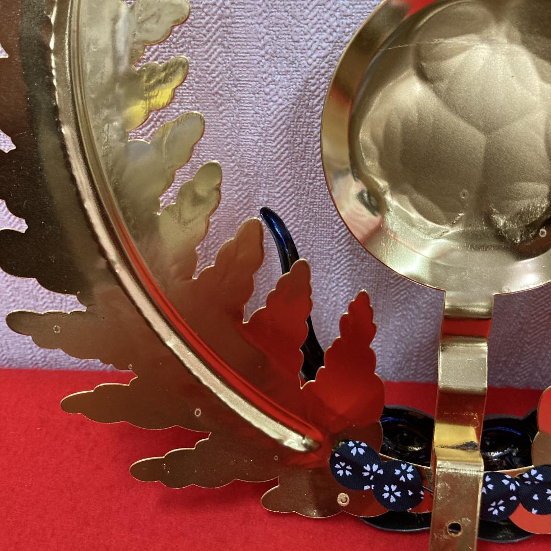 専用ページ　F6 特別価格！着用兜　徳川兜飾り　五月収納兜　かぶれる兜