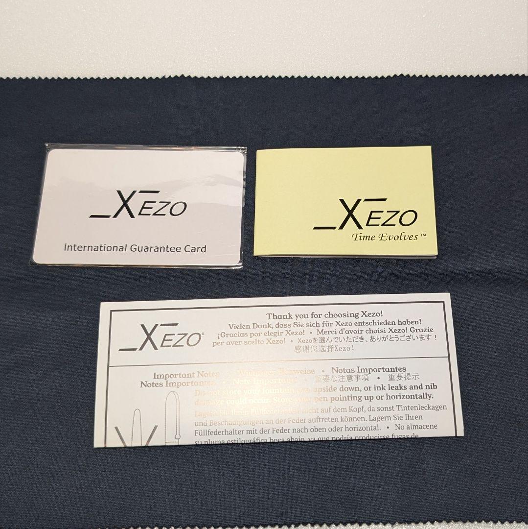 XEZO パウア貝 18Kメッキ 万年筆 M