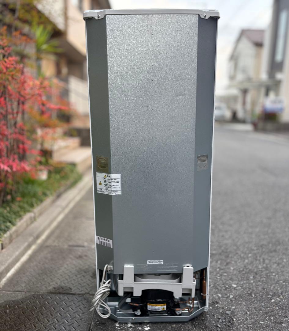 【2021年製】三菱ノンフロン冷凍冷蔵庫 MR-P15EG-W