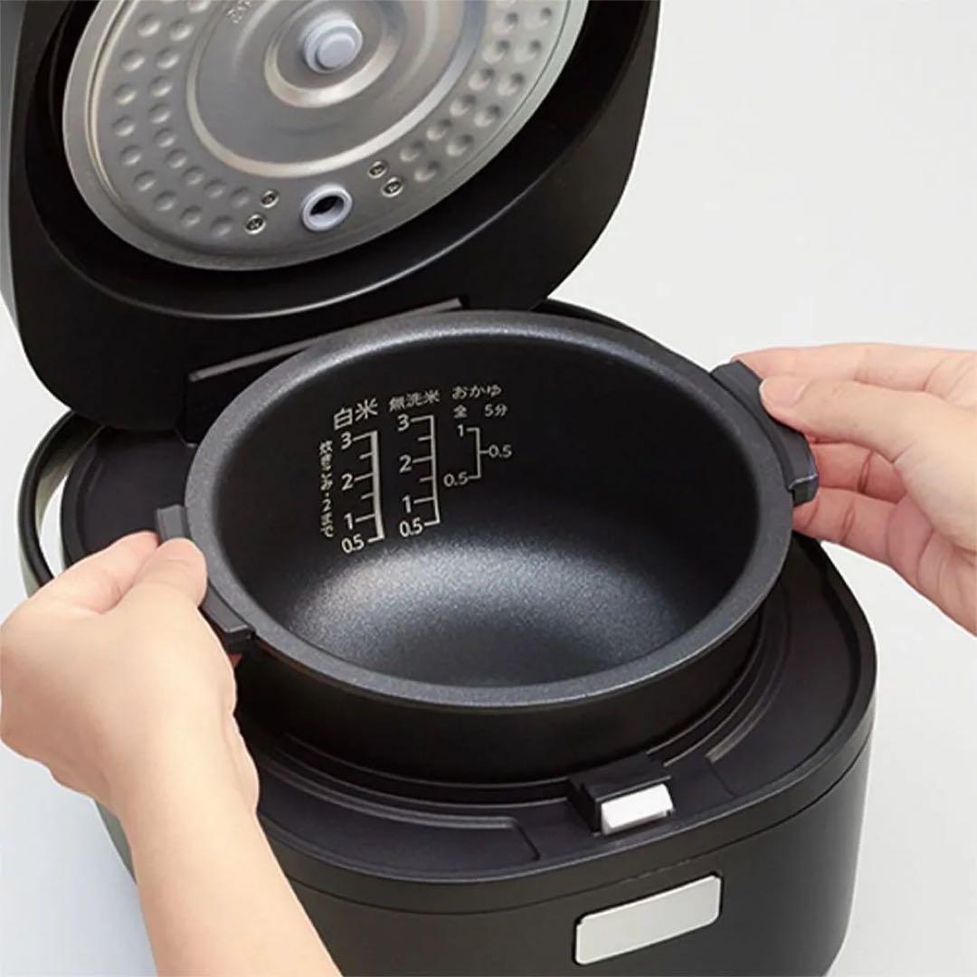 極美品 2024年製 SHARP シャープ KS-CF05D-B炊飯器 3合炊き