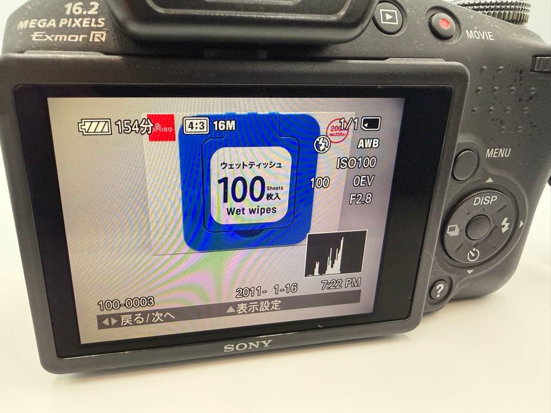 Sonyソニー Cybershot DSC-HX100V 16GBメモリー付きG