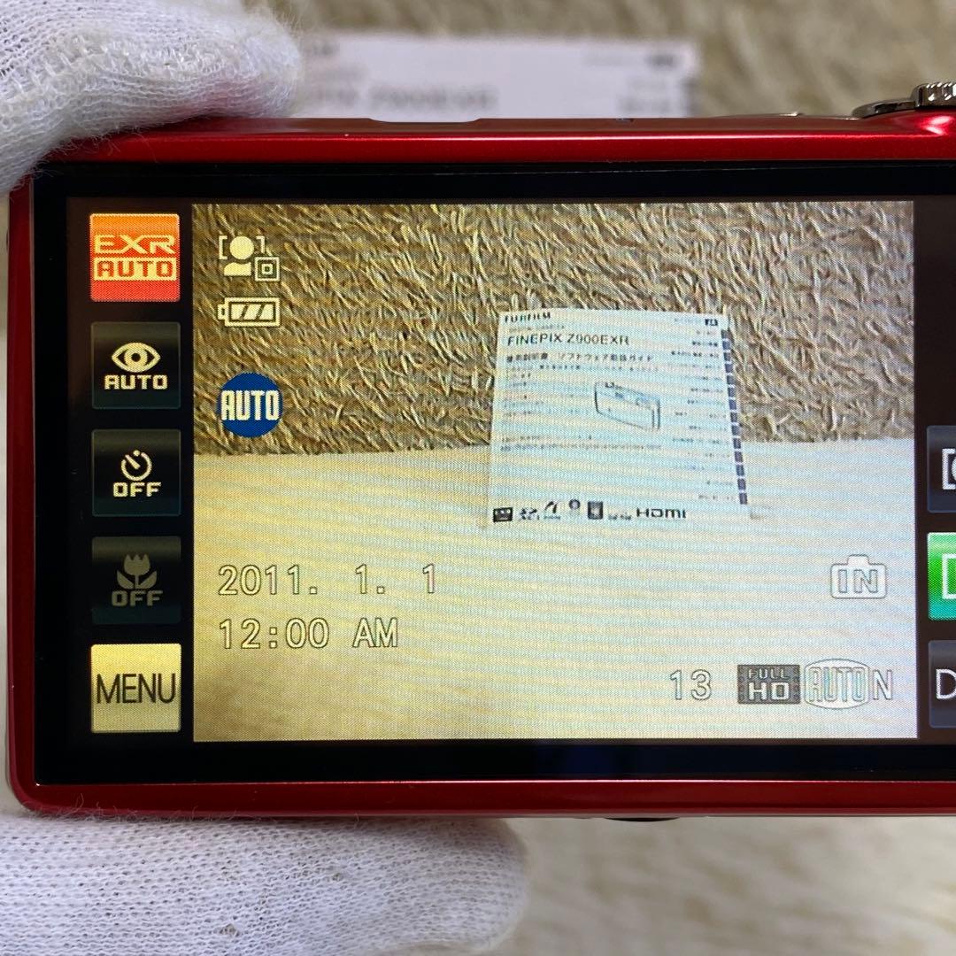 ✨訳あり/美品✨富士フイルム FINEPIX Z900EXR デジカメ 赤