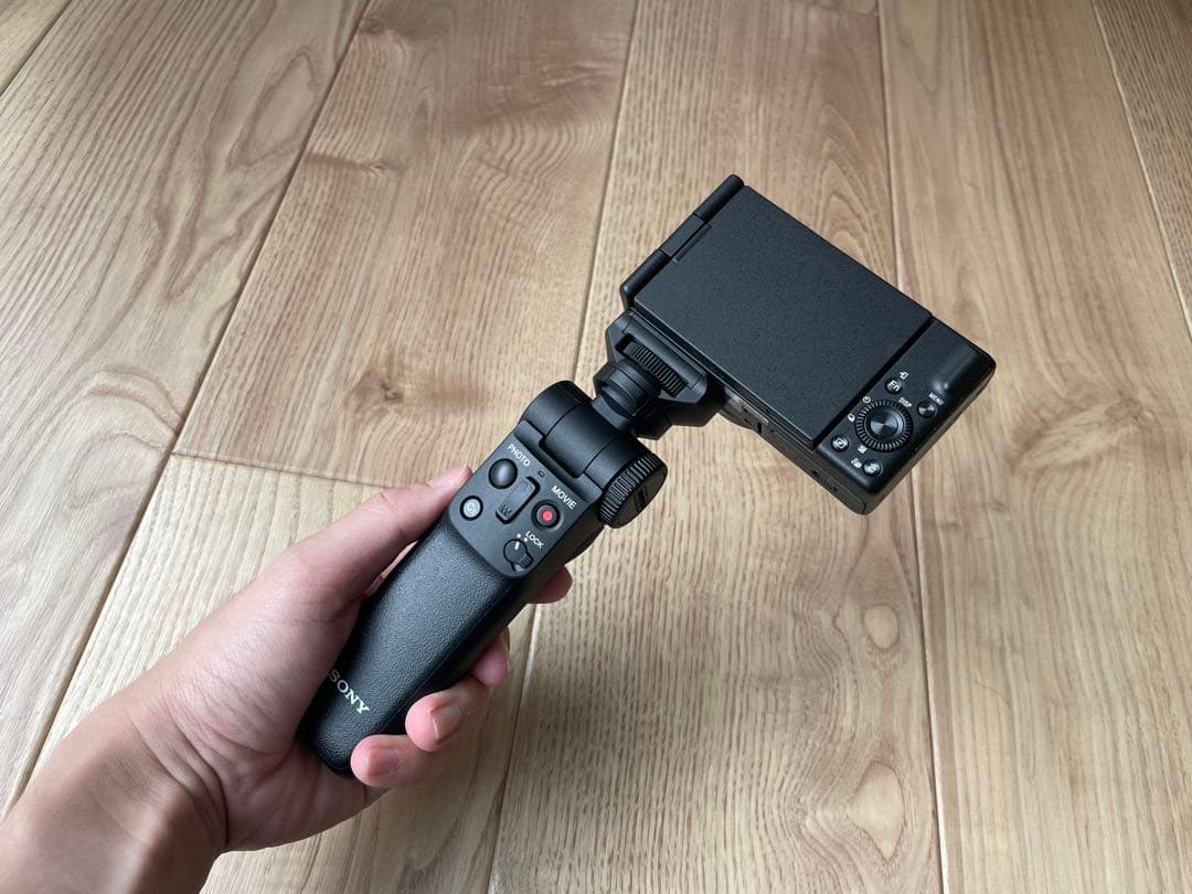 SONY VLOGCAM ZV-1F ブラック（ハンドグリップ・SDカード付）