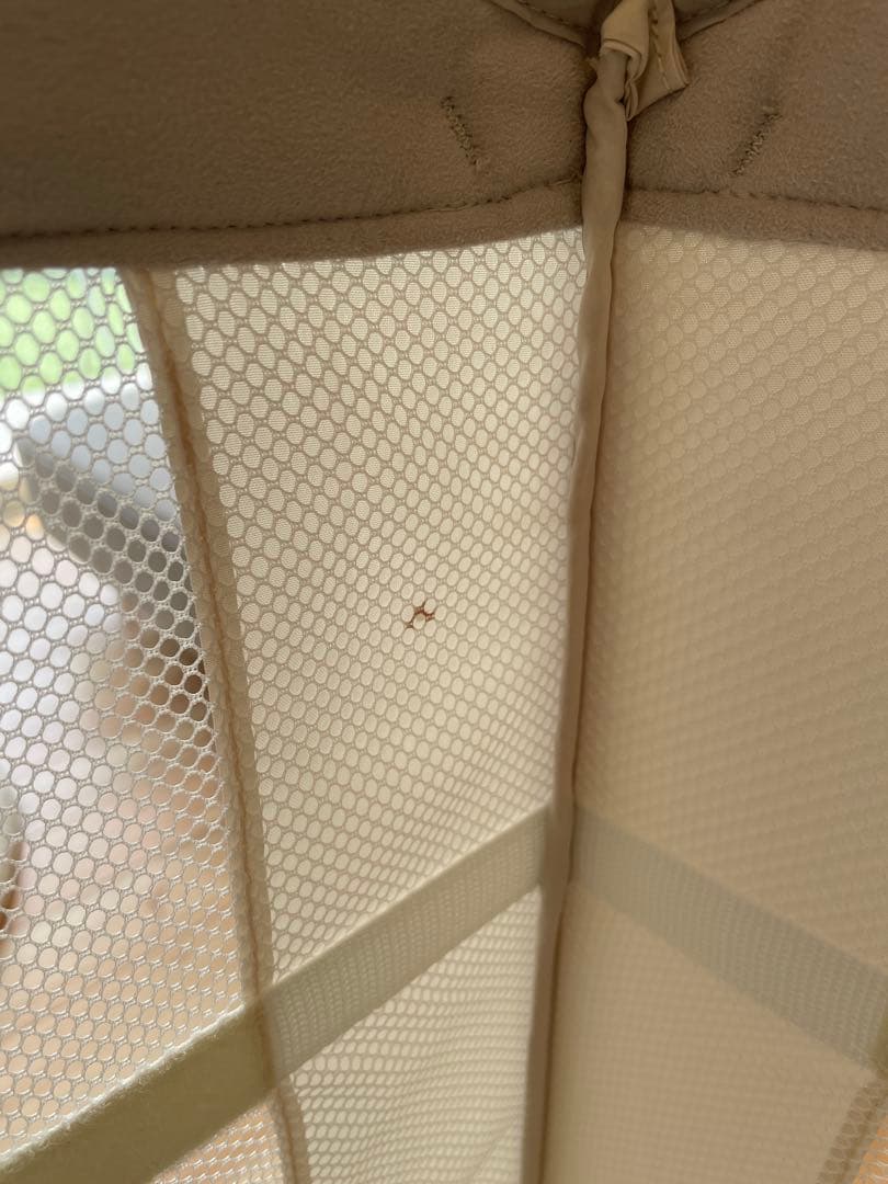 箱付き　Aprica アップリカ ココネルエアー ホワイト 折り畳みベビーベッド