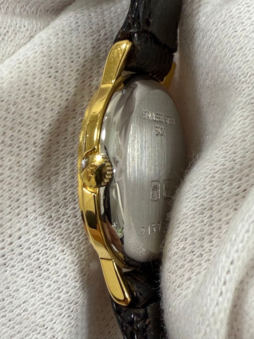 LONGINES アナログ時計 ゴールド/ブラウン 美品！