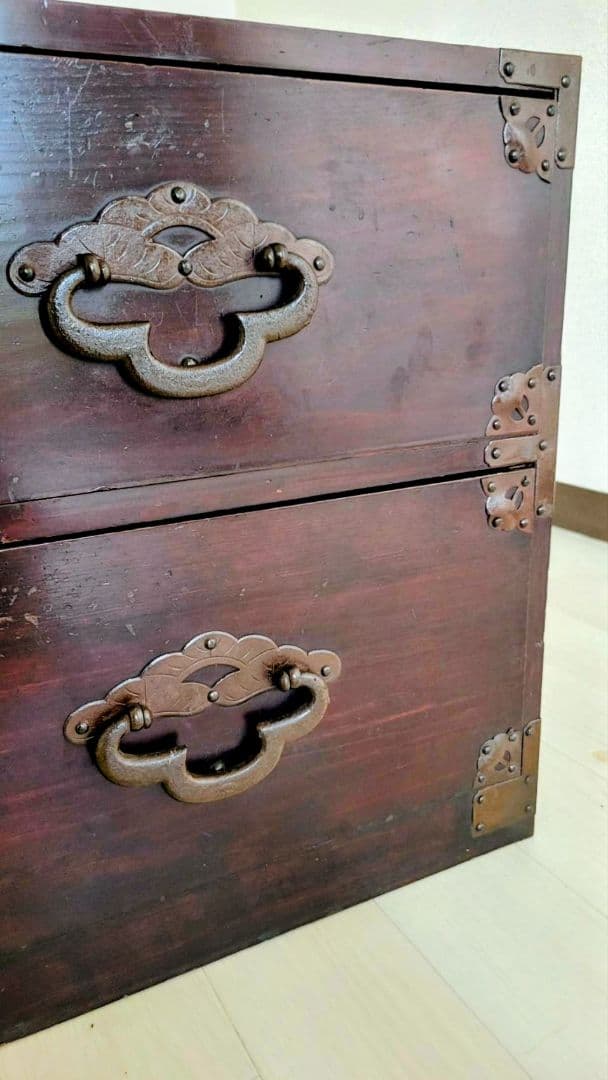 東北地方の時代箪笥　 米沢箪笥　時代箪笥 和インテリア　TVボード