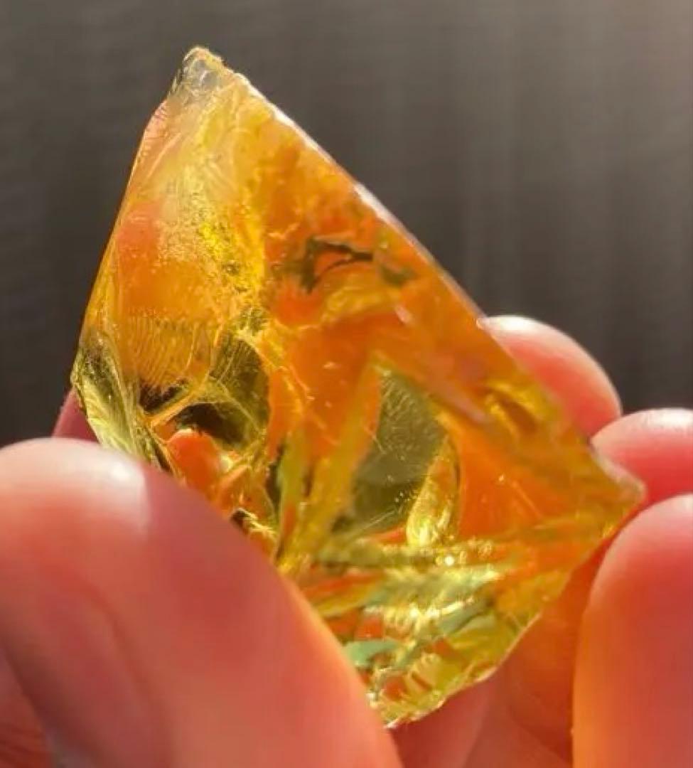 【レモンイエロー】アンダラクリスタル シエラネバダ産 36g 原石