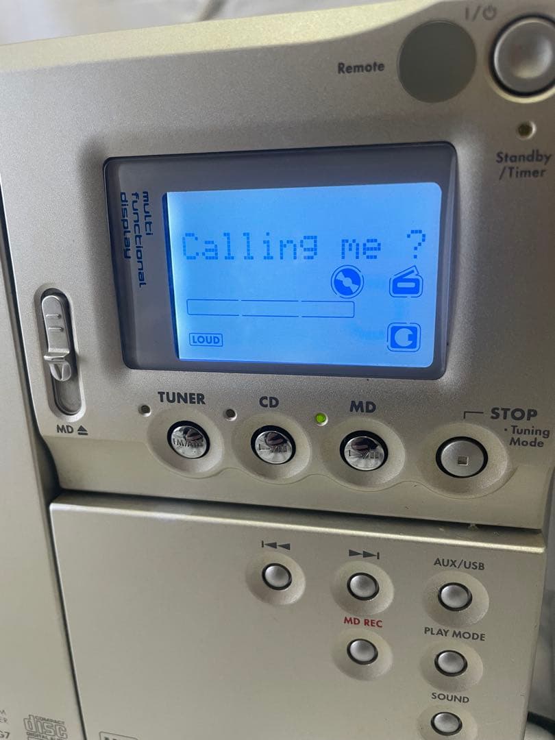 KENWOOD ラジオ・CD・MDコンポ本体