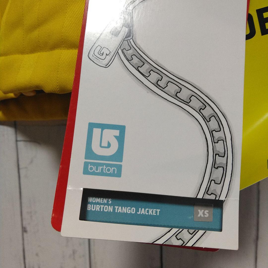 新品タグ付　バートン　TANGO JACKET　スノボ　ウェア　スキー　黄　ＸＳ