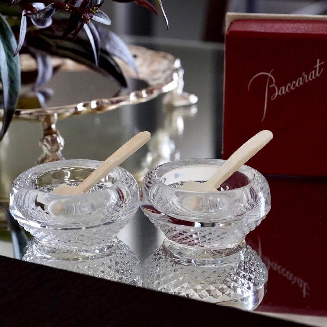 オールドバカラBACCARATバッキンガム★ソルト＆ペッパー 塩胡椒 調味料入れ