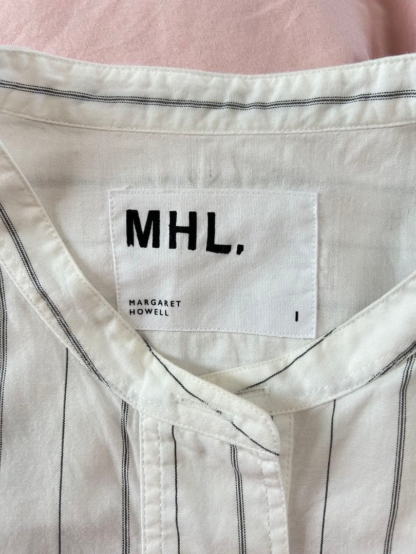 MHL. ストライプ 長袖シャツ サイズ1⭐︎美品