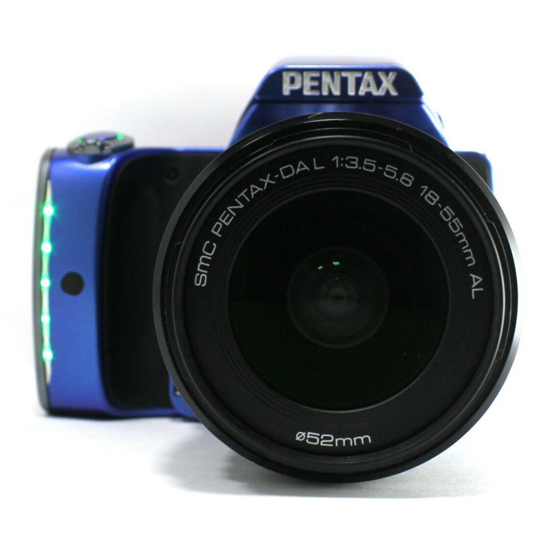 PENTAX K-S1 デジタル一眼レフカメラ ブルー iPhone転送セット