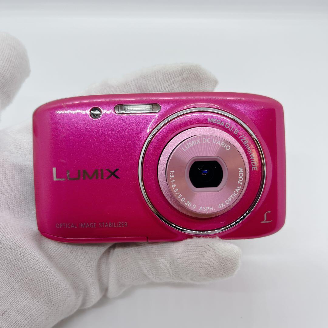 【極美品】Panasonic LUMIX DMC-S6 ピンク 付属品完備✨