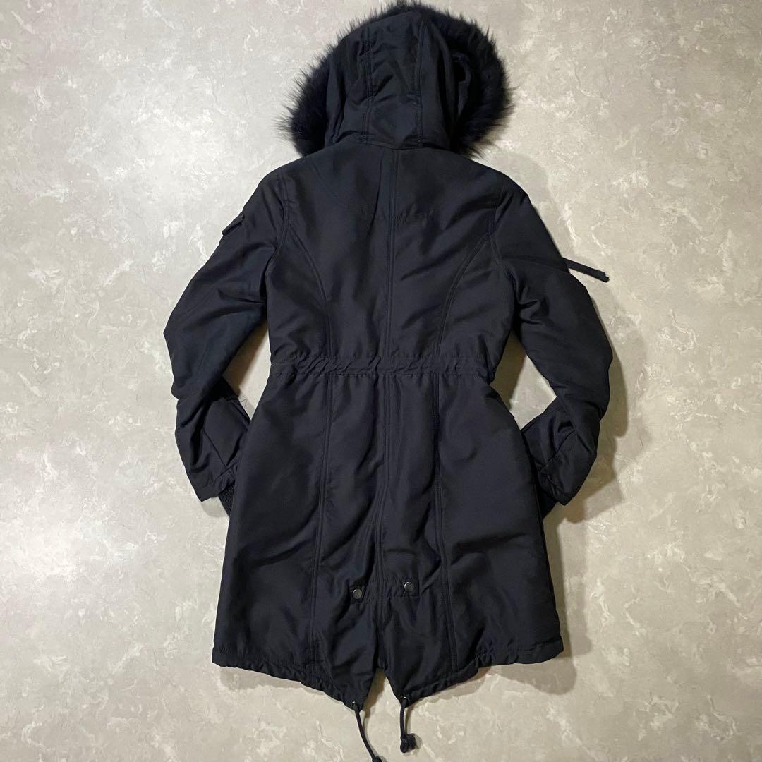 00s archive モッズコート ギミック ファー付き グランジ y2k