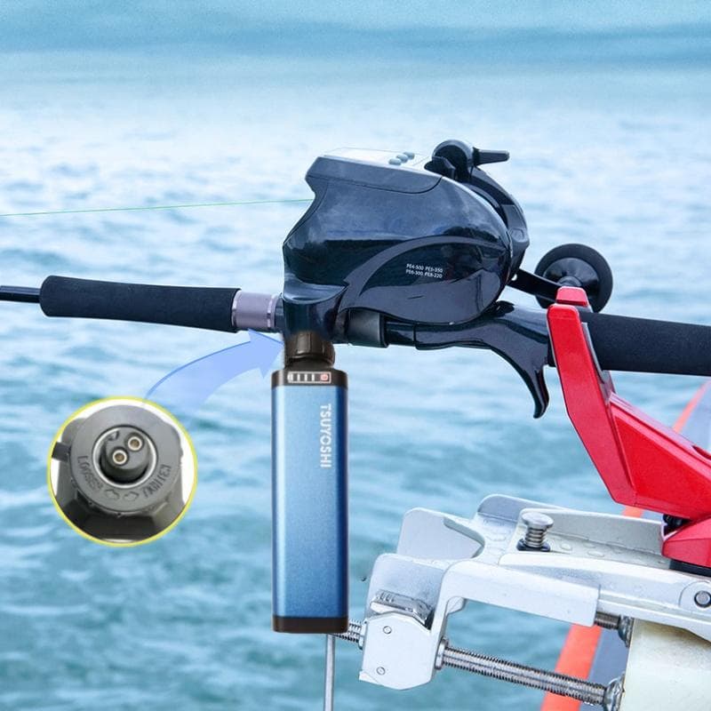 ダイワ シマノ用電動リール専用バッテリー セット 14.8V 青7000mAh