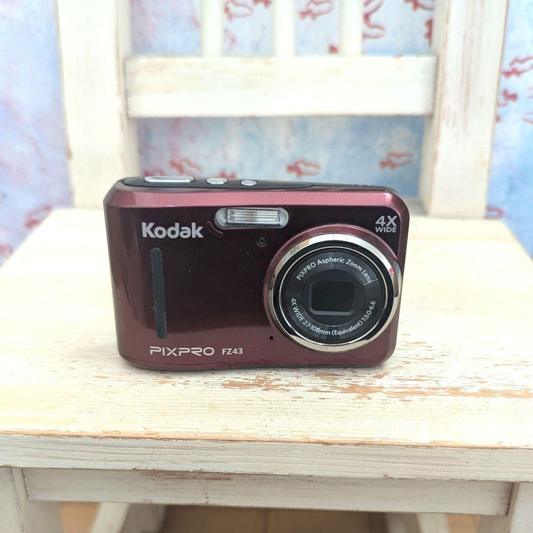 Kodak PIXPRO FZ43 デジタルカメラ レッド