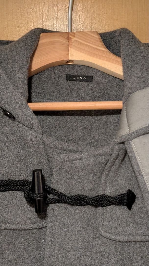 LENO リノ 22aw グレー ダッフルコート サイズ3