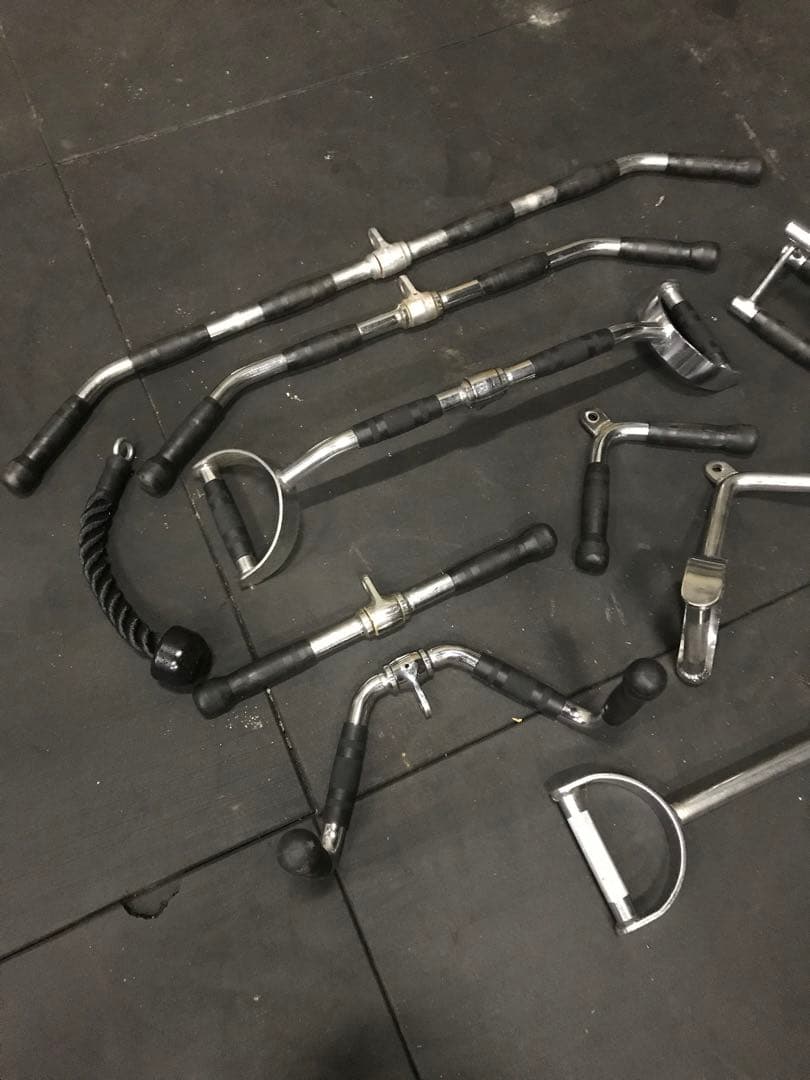 ラットプルダウンアタッチメント10個セット バイセップトライセップ