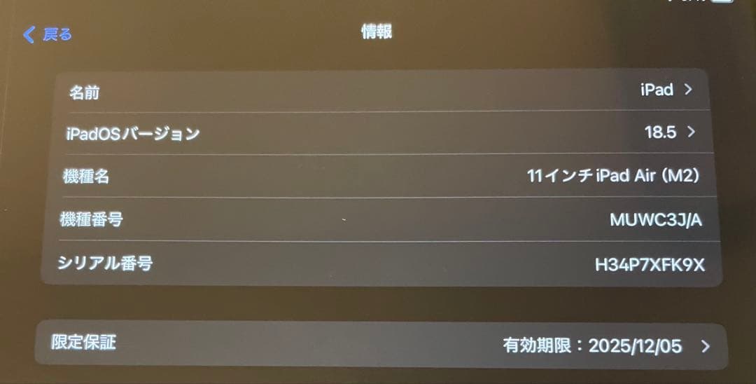 iPad本体 iPad Air (M2) & Apple pencil Pro