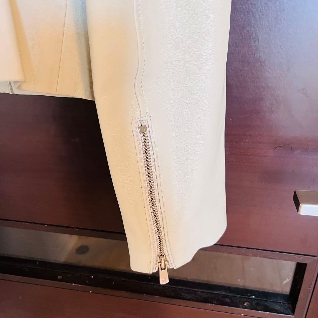 新品☆ ANAYI ラムレザークルージャケット/セオリー、23区、ロペ