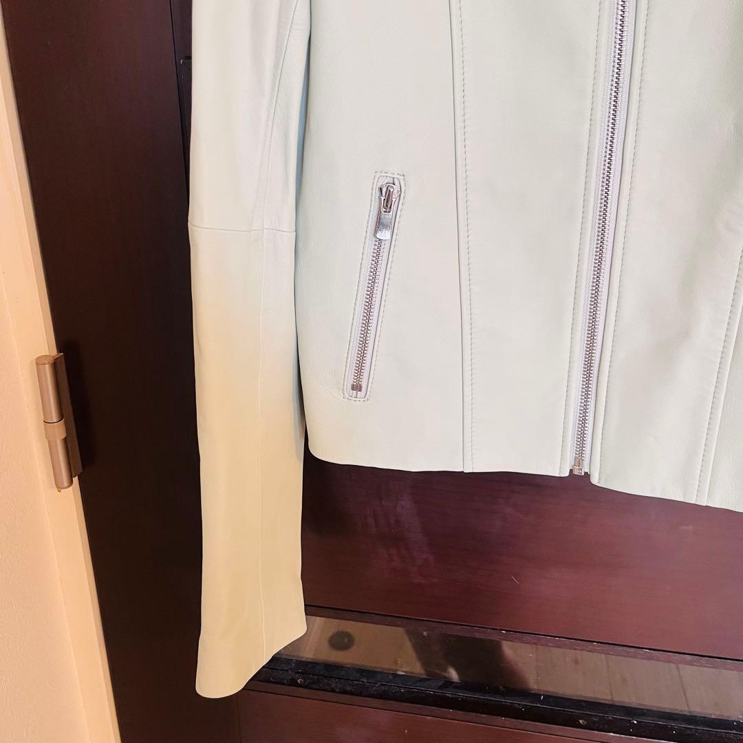 新品☆ ANAYI ラムレザークルージャケット/セオリー、23区、ロペ