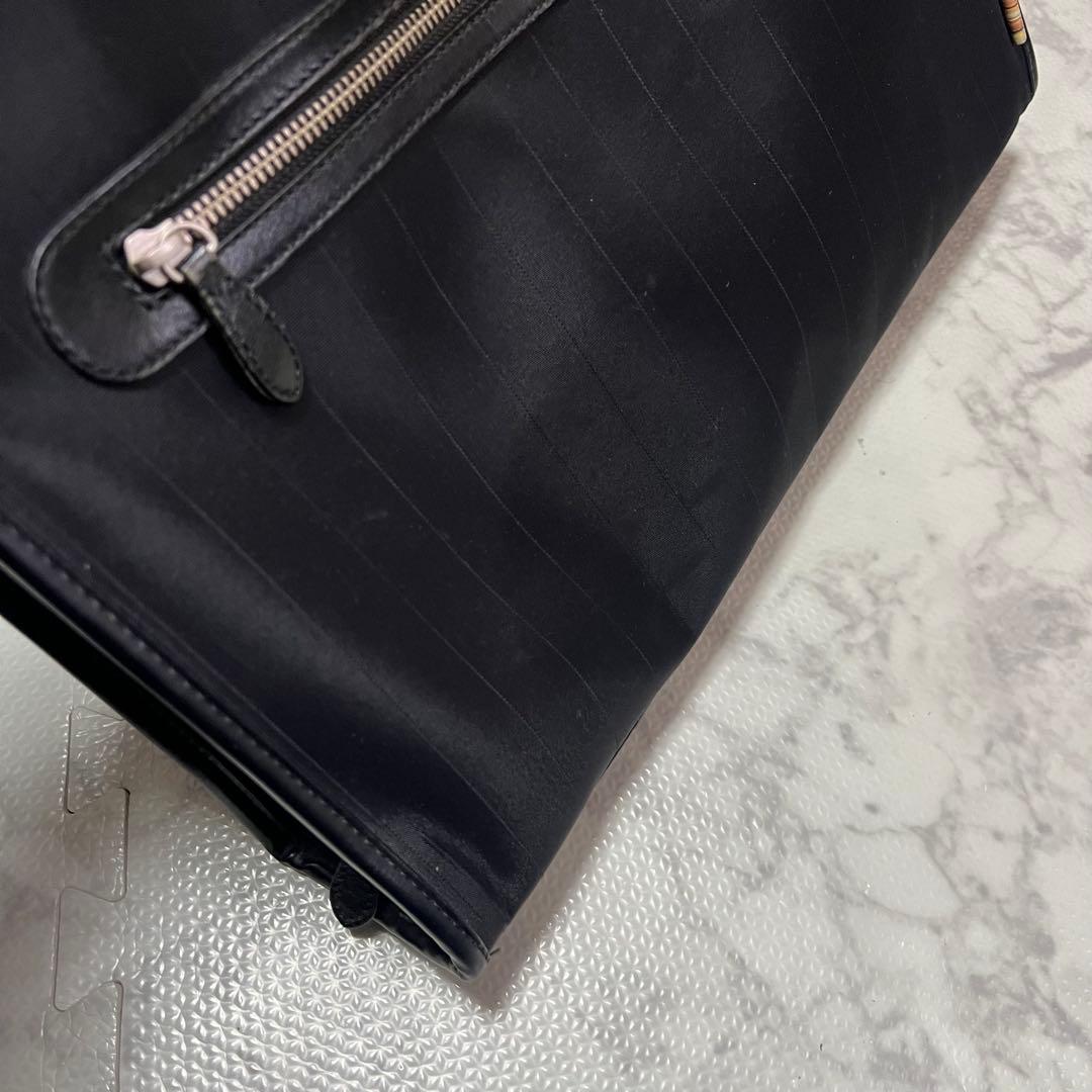 ポールスミス ビジネスバッグ 2WAY 大容量 A4/PC可 ナイロン×レザー