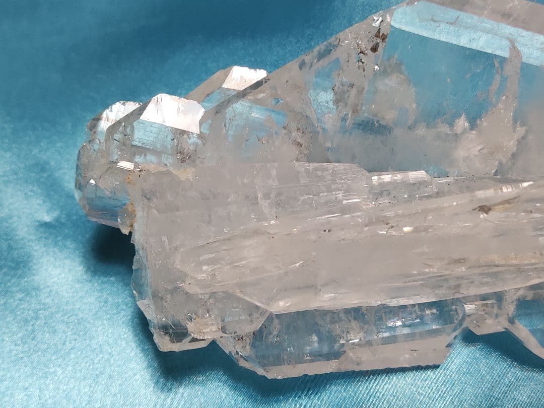 パワーストーン　天然石　ファーデン水晶　原石　203g　No.210