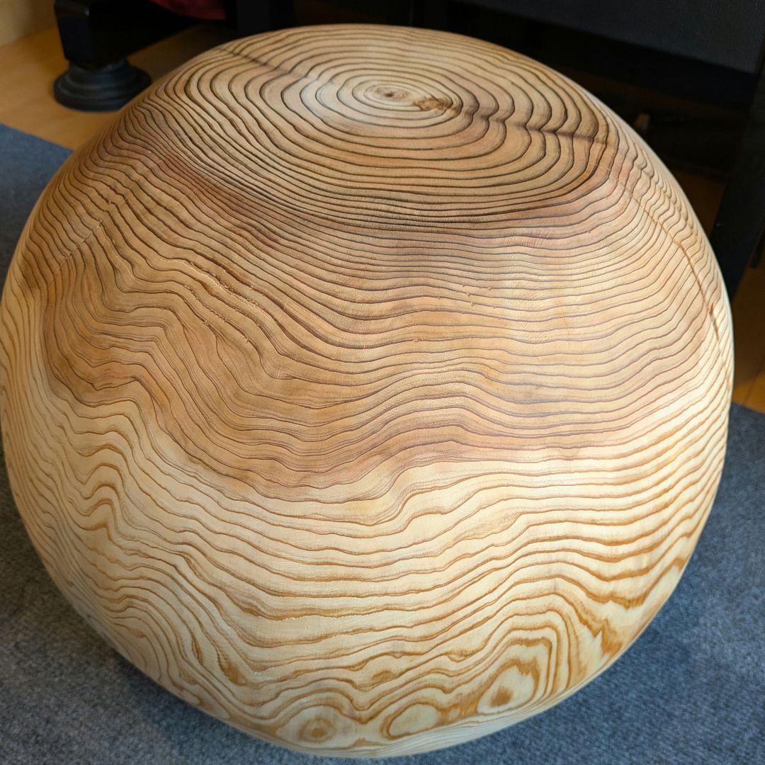 k098　杉　大型　切り株　丸型　椅子　スツール　テーブル