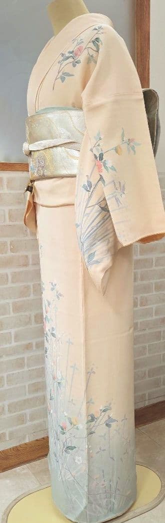 訪問着 4点フルセット、着物 袋帯、帯締め、帯揚げ
