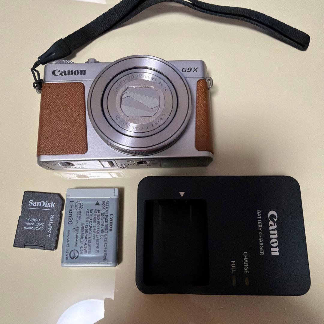 Canon G9 X シルバー/ブラウン