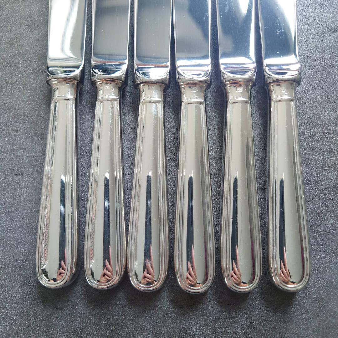 美品 クリストフル アルビ デザートナイフ 6点