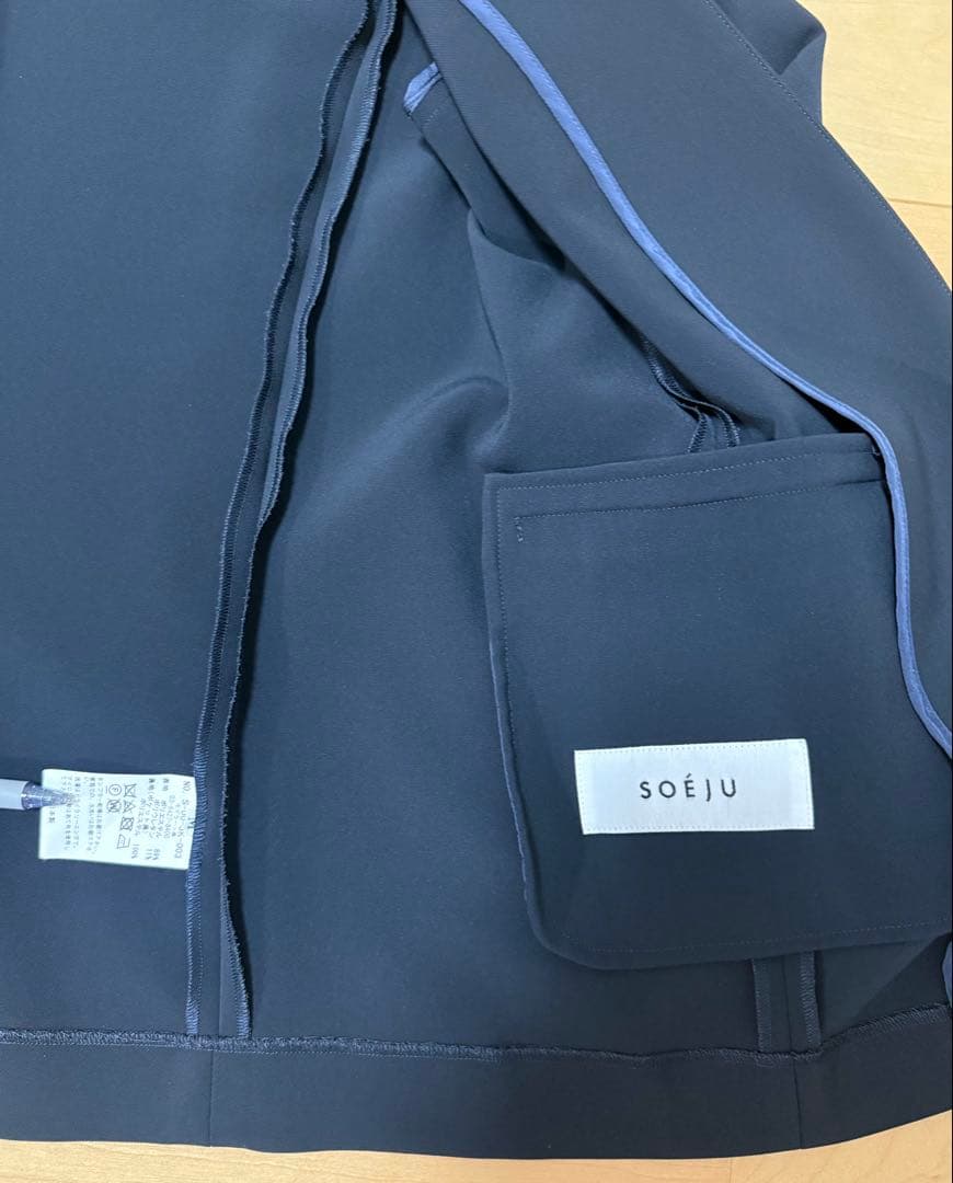 SOEJUストレッチファインノーカラージャケット【現行品】