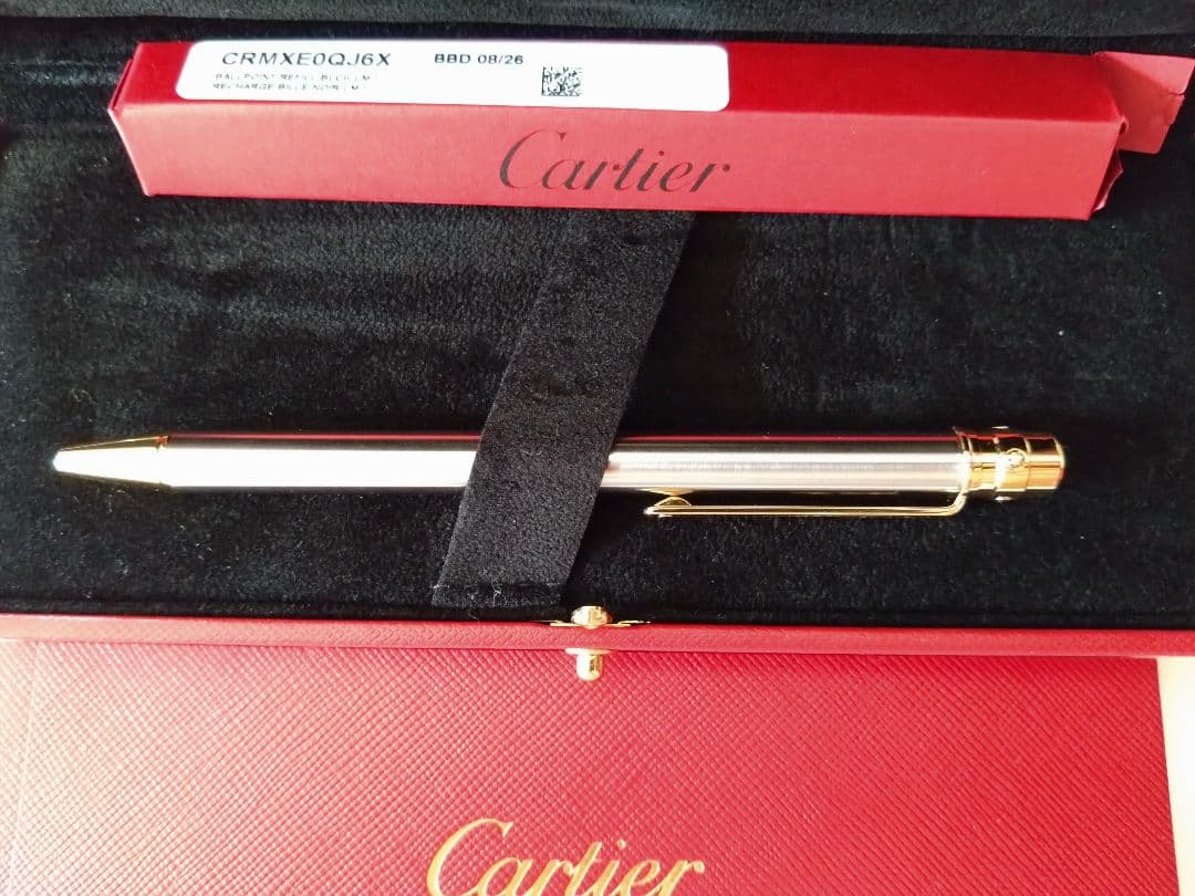 新品◆カルティエ ボールペン Cartier 予備芯 CRMXE0QJ6X付属