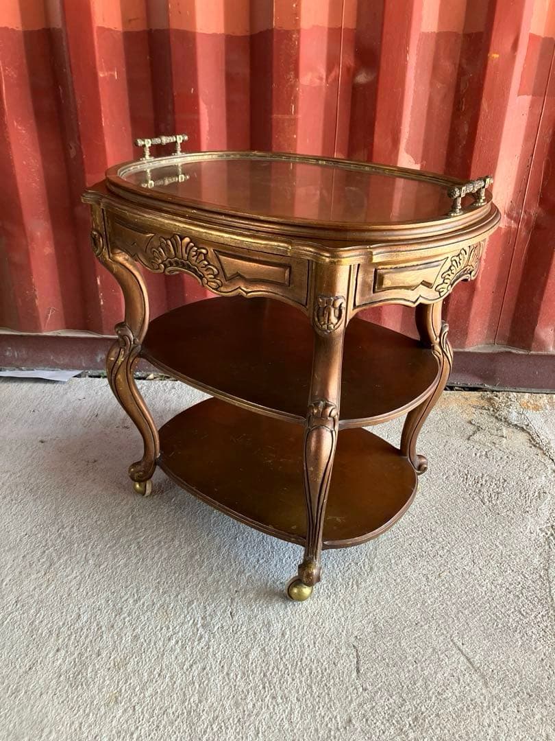 レア　ヴィンテージ　クラシカルワゴン　トレイ付き