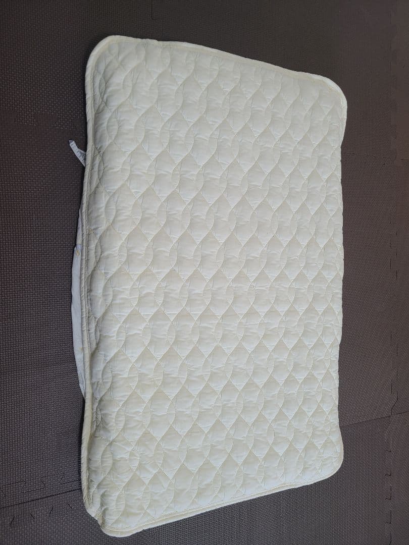 HZDMJ ベビーベッド キャスター付き グレー