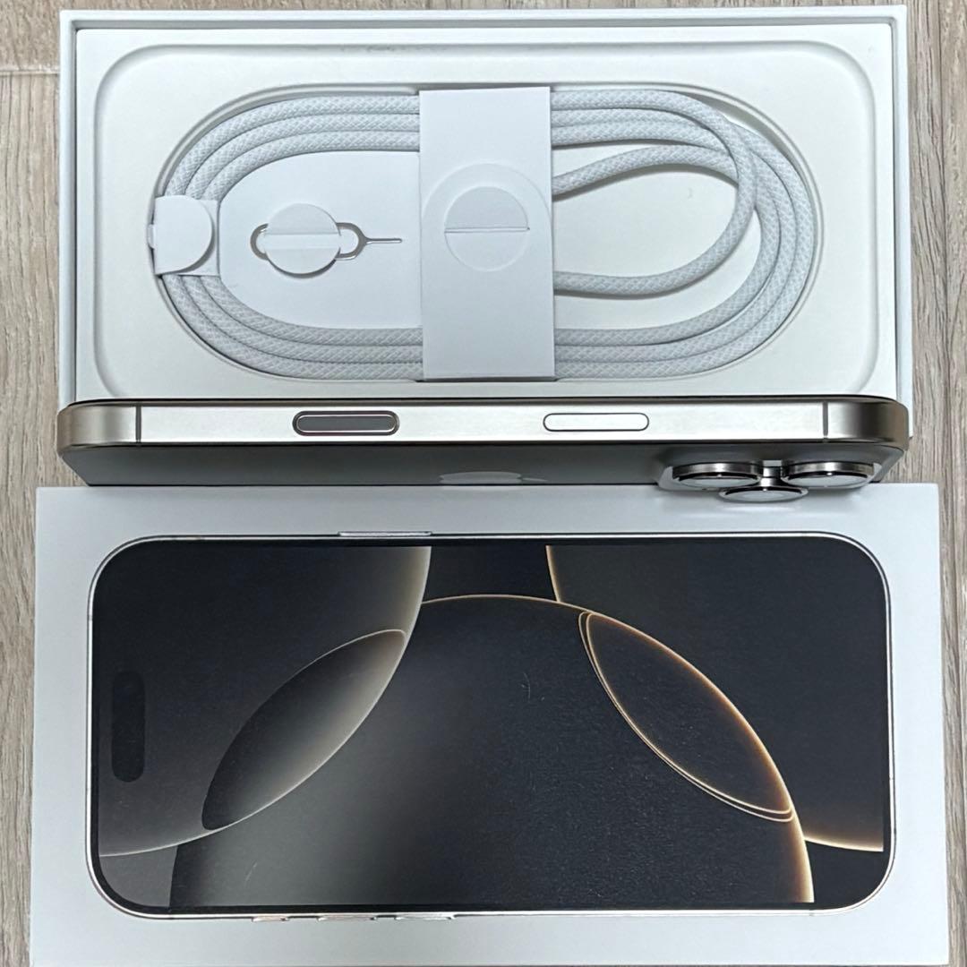 バッテリー容量100%、iPhone16Pro 256GB SIMフリー 本体