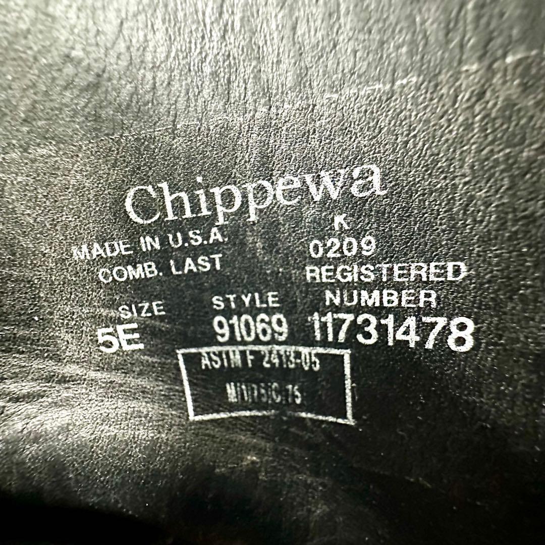 チペワ Chippewa 11インチ　エンジニアブーツ 黒タグ 91069 5E