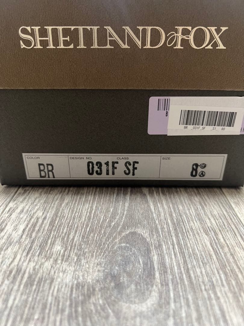 美品！値下げ！SHELTAND FOX ブライトン サイズ8(26cm)