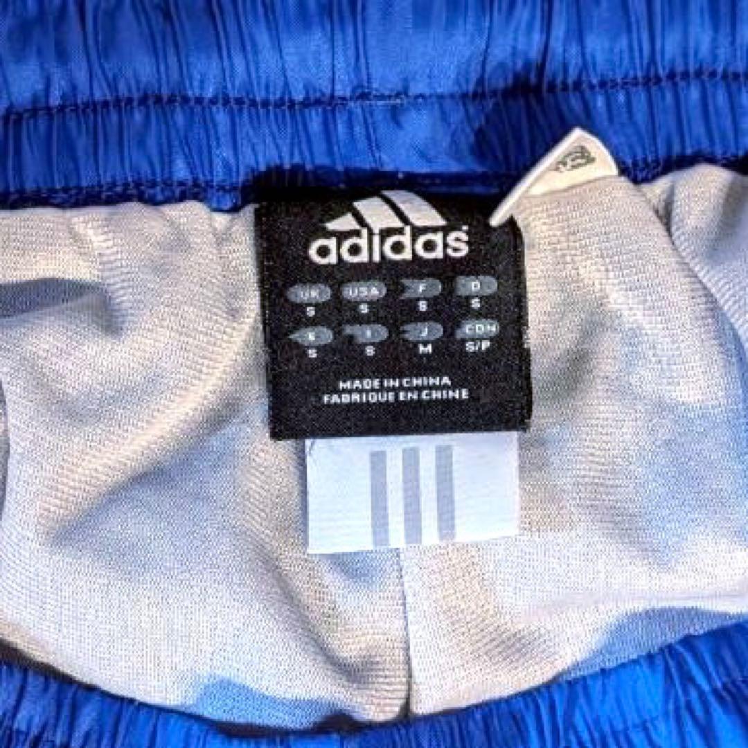 adidas ナイロンジャージ 裏ボア トリコロール Mサイズ 170cm