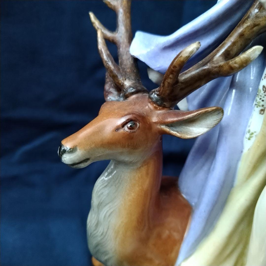 希少✤1924年以前マイセン(Meissen)『聴覚(五感の寓意より）』