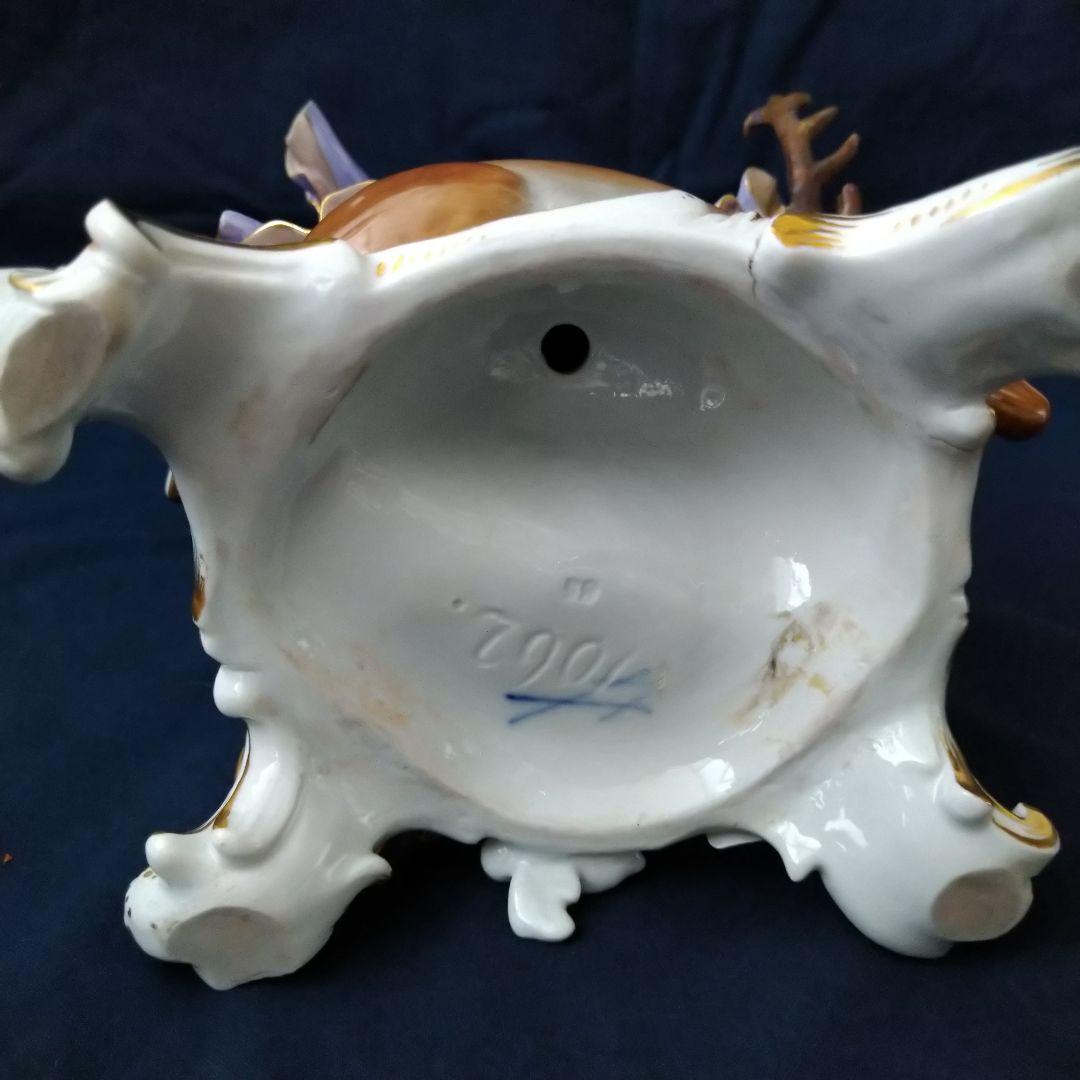 希少✤1924年以前マイセン(Meissen)『聴覚(五感の寓意より）』