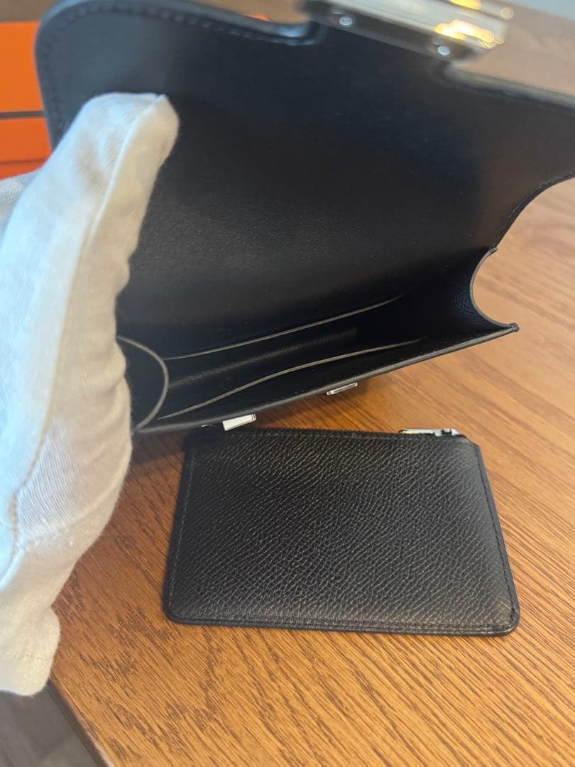 新品未使用 正規品 エルメス コンスタンス スリム 黒 ブラック