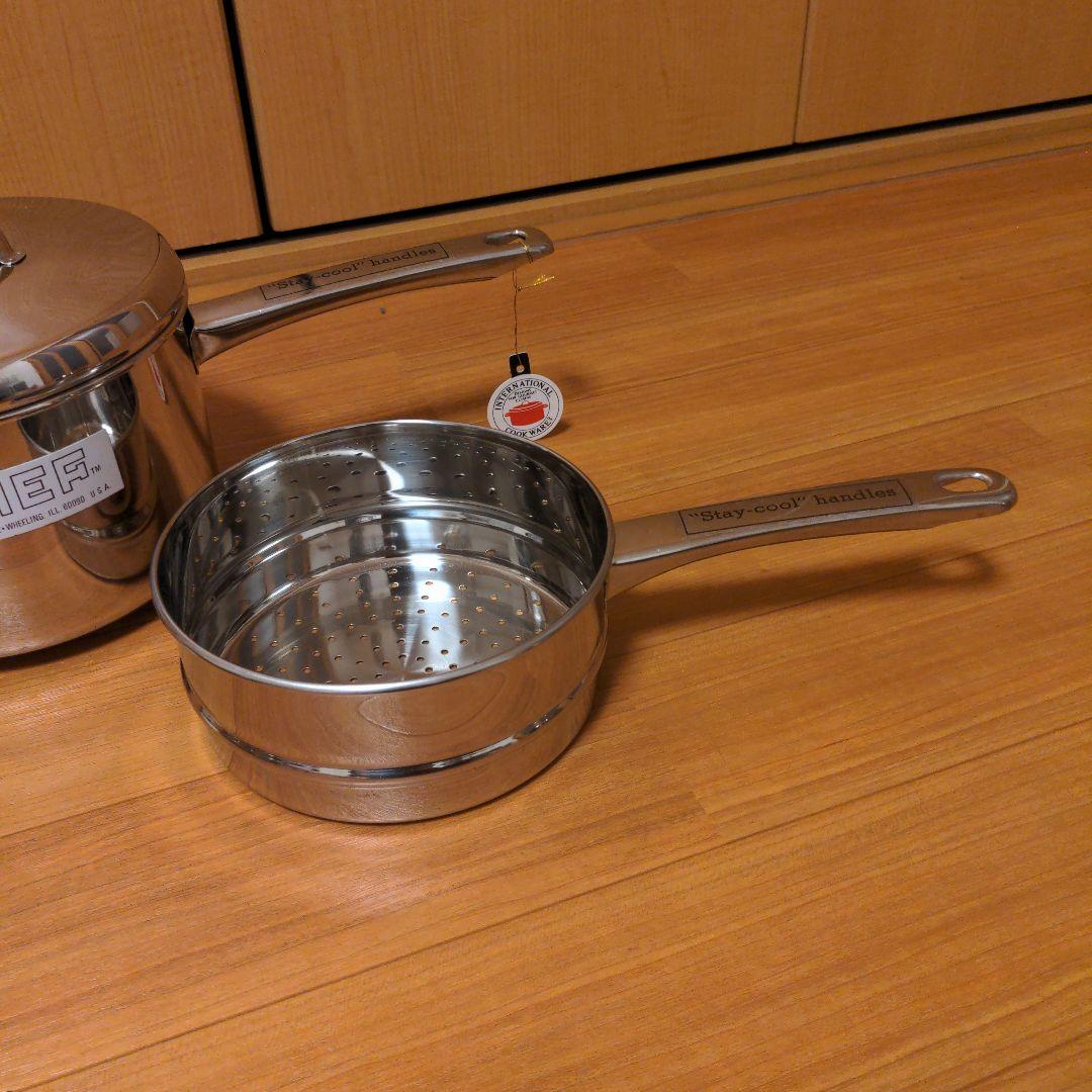 新品未使用　アメリカ　インターナショナル社　鍋、フライパンセット