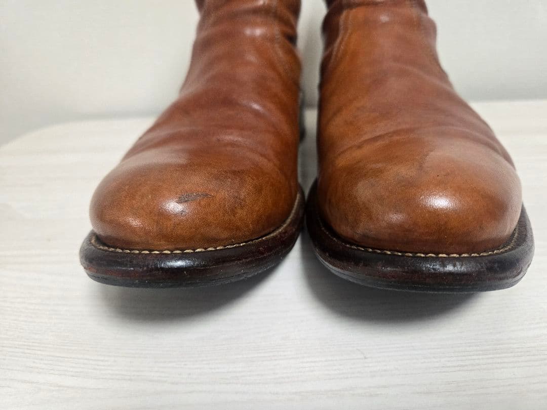 専用　Paul Smith ブラウン バックジップレザー ブーツ