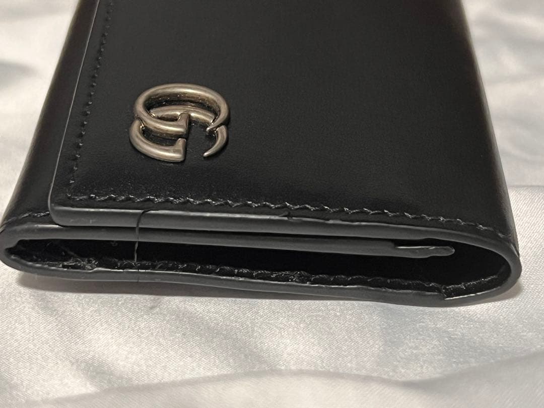 GUCCI GGマーモント カードケース 名刺入れ Black