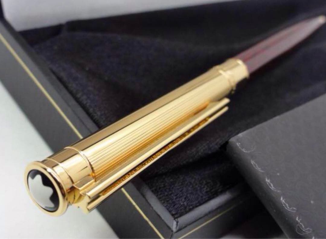 モンブラン　★未使用に近い金運強運ナポレオン愛用のレッドメノウ★ノブレス・ドゥエ