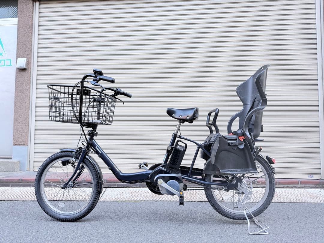 子供乗せ　パナソニック　電動アシスト自転車 チャイルドシート付き ブラック
