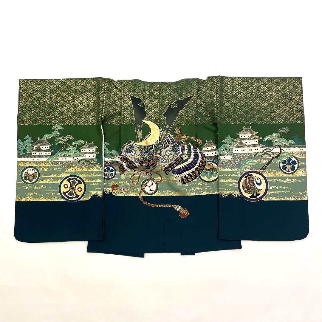 七五三 羽織セット 男の子 羽織 着物 長襦袢 半衿付き 5歳 No.127