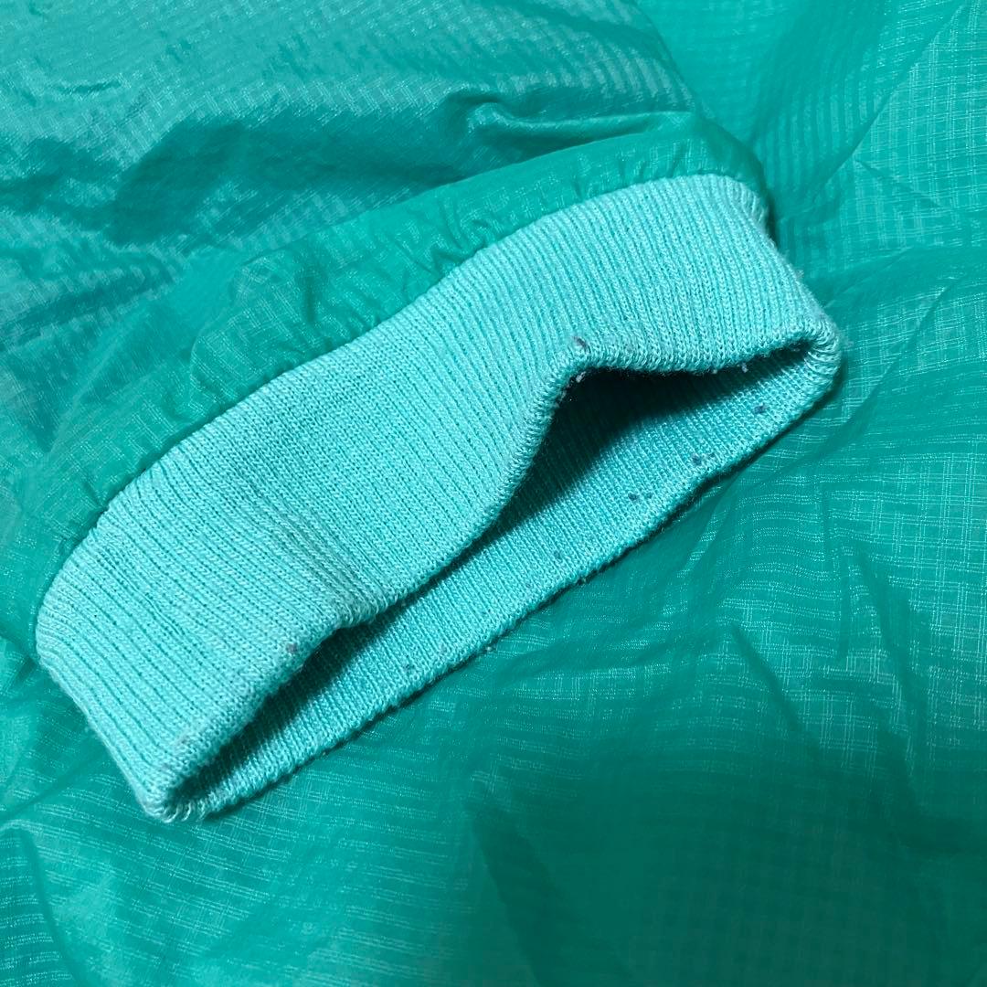 patagonia ロゴ入りリバーシブルブルゾン　ジャンパー　フリース　緑　青