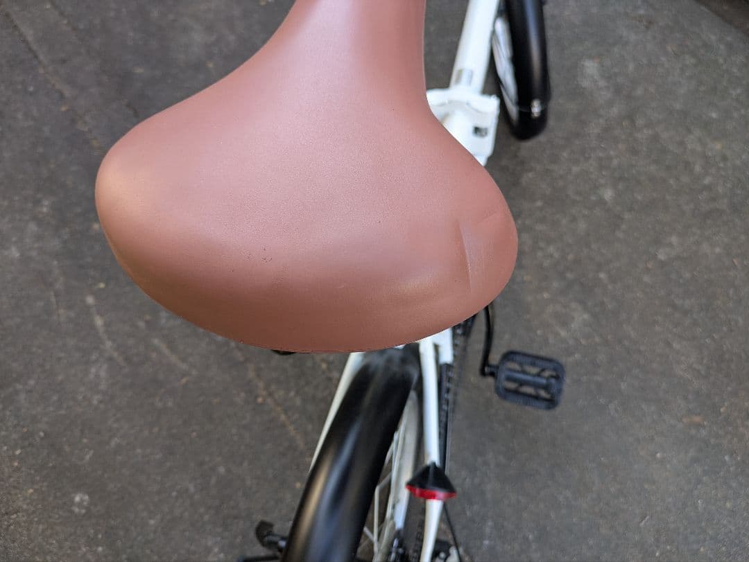 【千葉県引取限定】ACE BUDDY 折りたたみ自転車 ホワイト　美品